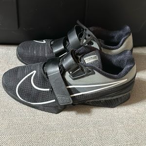 Nike Romaleos 4 Black and White Weightlifting Shoes